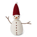 Gingerbread World European Christmas Market En Gry and Sif Scandinavia Felted Wool Large Snowman Figure