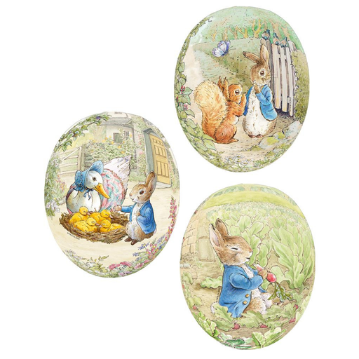 Gingerbread World European Easter Market - Beatrix Potter Peter's Adventures 12 cm - Peter Rabbit Squirrel Nutkin Jemima Puddle-Duck and Mr. McGregor’s Garden