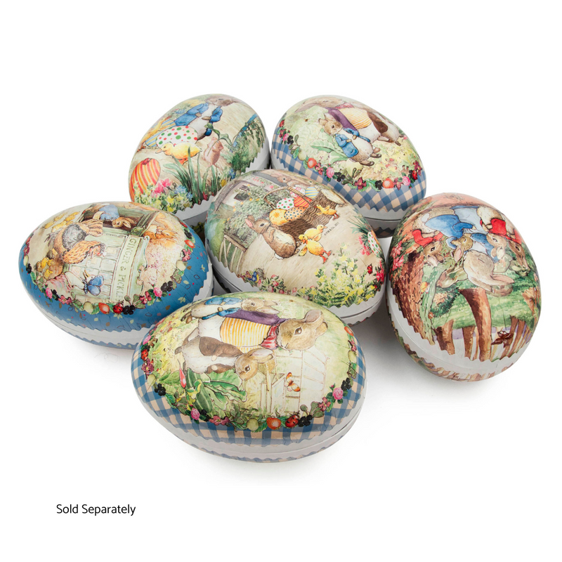 Paper Mâché Easter Egg Gift Box - Beatrix Potter, 12 cm
