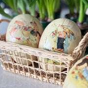 Gingerbread World European Easter Market - Cardboard Fillable Easter Eggs - Best of Happiness, 15 cm
