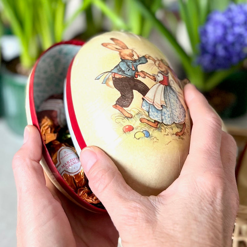 Gingerbread World European Easter Market - Cardboard Fillable Easter Eggs - Best of Happiness, 15 cm
