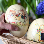 Gingerbread World European Easter Market - Cardboard Fillable Easter Eggs - Best of Happiness, 15 cm