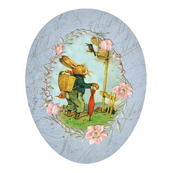 Gingerbread World European Easter Market - Cardboard Fillable Easter Eggs - Easter Joy 15 cm - Easter Serenade