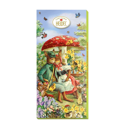 Gingerbread World European Easter Market - Confiserie Heidel 100 g Milk Chocolate Bar with 3D Image