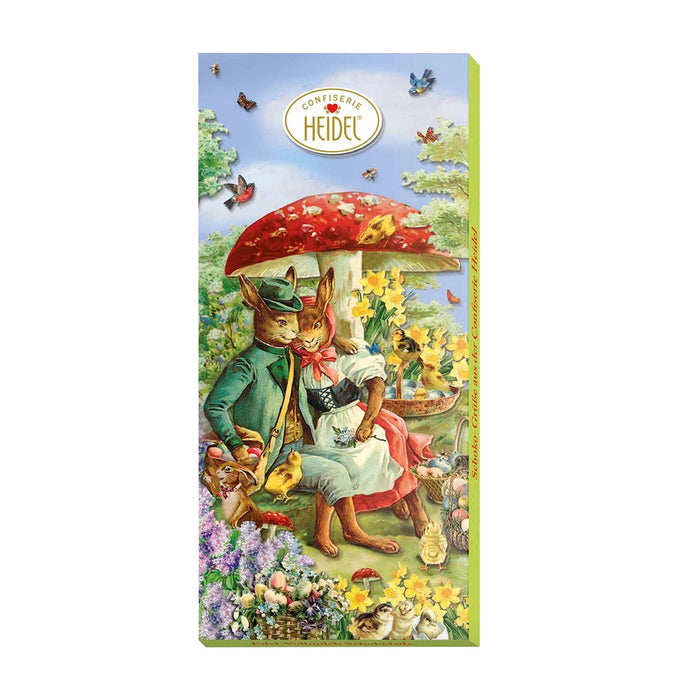 Gingerbread World European Easter Market - Confiserie Heidel 100 g Milk Chocolate Bar with 3D Image