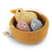 Gingerbread World European Easter Market - Gry and Sif Felted Wool Ornaments - Nest with Eggs and Chick 16116