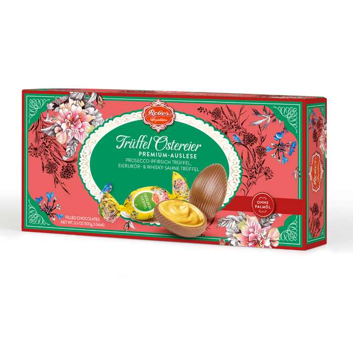 Gingerbread World European Easter Market - Reber Liqueur Truffle Easter Eggs Gift Box 100 g