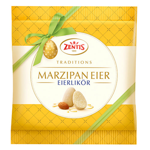 Gingerbread World European Easter Market - Zentis Marzipan Eggs with Egg Liqueur Eielikor Eggnog