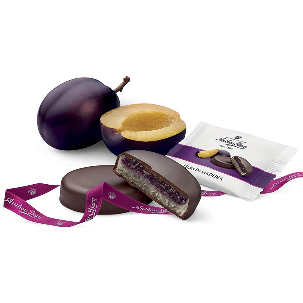 Plum in Madeira Chocolate Covered Marzipan Box – Sweet Cloud Gifts