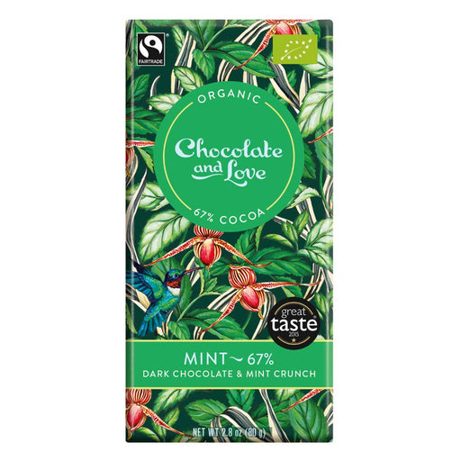 Gingerbread World European Market - Chocolate and Love - Dark Chocolate with Mint Crunch 