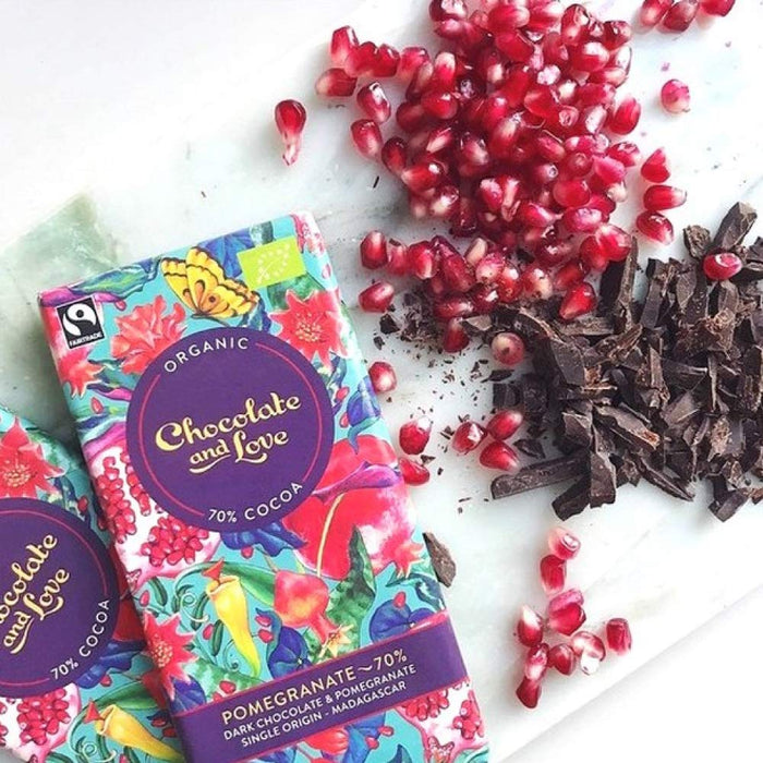 Gingerbread World European Market - Chocolate and Love - Dark Chocolate with Pomegranate