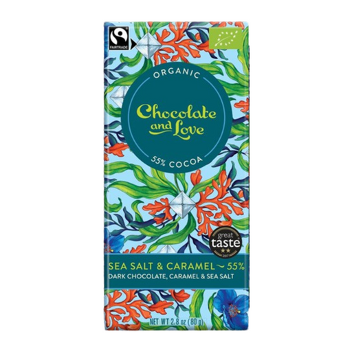Gingerbread World European Market - Chocolate and Love - Dark Chocolate with Sea Salt and Caramel