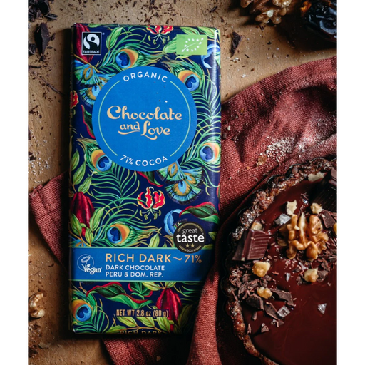 Gingerbread World European Market - Chocolate and Love - Rich Dark 71 percent chocolate