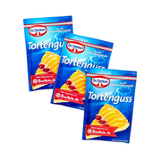 Dr. Oetker Clear Cake Glaze Tortenguss Klar sachets for German fruit tarts and European baking - Gingerbread World Christmas Market