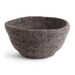 Gingerbread World European Market - Gry and Sif Felted Wool Housewares - Bowl Charcoal Grey Small 14920