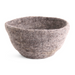 Gingerbread World European Market - Gry and Sif Felted Wool Housewares - Bowl Natural Grey Small 14410