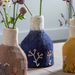 Gingerbread World European Market - Gry and Sif Felted Wool Housewares - Dark Blue Vase Lifestyle