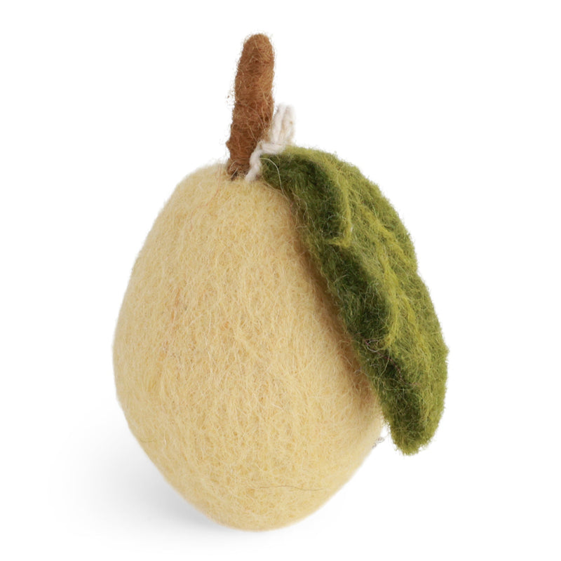 Gingerbread World European Market - Gry and Sif Felted Wool Ornaments and Decor - Lemon 14834