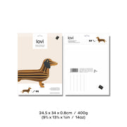 Gingerbread World European Market - Lovi Finland 3D Wooden Puzzle Figure - Dachshund 31 cm