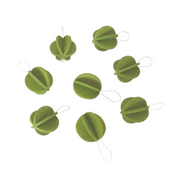 Gingerbread World European Market - Lovi Finland Hanging Christmas Mini Bauble Ornaments Set of 8