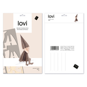 Gingerbread World European Market - Lovi Finland Wooden 3D Puzzle Figures - Grey Elf