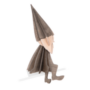 Gingerbread World European Market - Lovi Finland Wooden 3D Puzzle Figures - Grey Elf