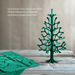 Gingerbread World European Market - Lovi Finland Wooden 3D Puzzle Figures - Spruce Tree 25 cm Dark Green shown with pieces