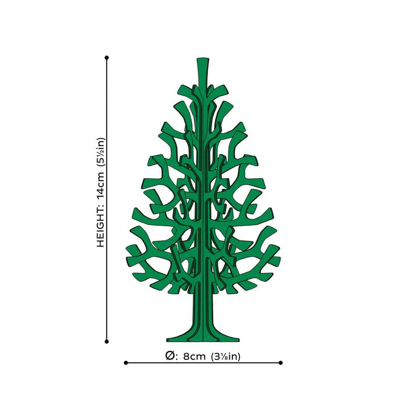 Gingerbread World European Market - Lovi Finland Wooden 3D Puzzle Ornament - Spruce Tree 14 cm Dimensions