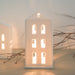 Gingerbread World European Market - Rader Design Stories Porcelain Tealight House 12957
