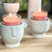 Gingerbread World European Market - Raeder Design Stories Porcelain Candle Holders - Juri and Sol tealight holders