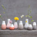 Gingerbread World European Market - Raeder Design Stories Porcelain Flower Mini Vase – Pastels Grey Set of 3 - 13615