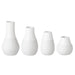 Gingerbread World European Market - Raeder Design Stories Porcelain Flower Mini Vase – Pastels Whites Set of 3 - 12927