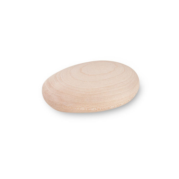 Gingerbread World European Market - Waldfabrik Wood Folk Art - Smooth Maple Wood Stone Ornament 4630