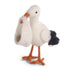 Gingerbread World European Market Gry & Sif Felted Wool Stork with Baby Ornament 12319