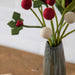 Gingerbread World European Market Gry and Sif Felted Wool Bouquets of forever flowers Sarala 15523 - close up