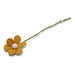 Gingerbread World European Market Gry and Sif Felted Wool Florals - Simple Flower Yellow 10813