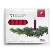 Wenzel German Baumkerzen Christmas tree candles red and white 20 pack – Gingerbread World European Christmas