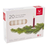 Wenzel German Baumkerzen Christmas tree candles red and white 20 pack – Gingerbread World European Christmas