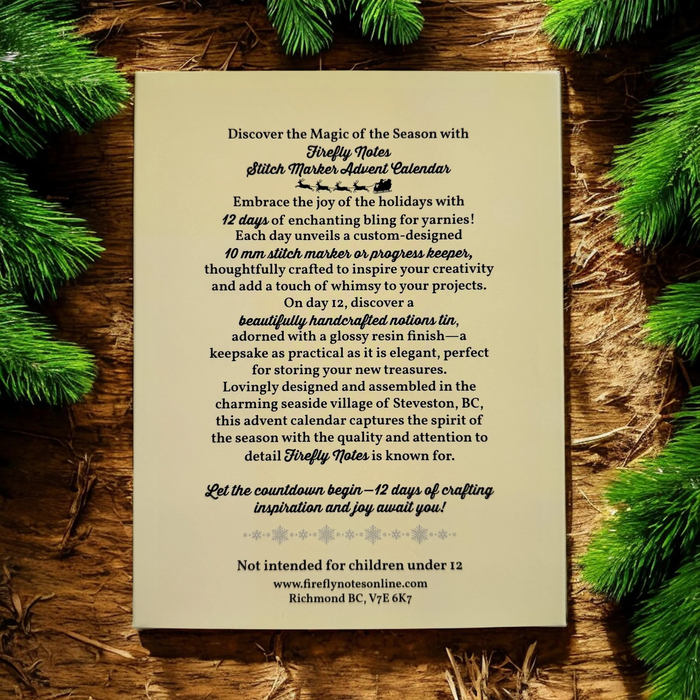 Knitting Lover’s 12 Days of Christmas Calendar – Nature Meets Nostalgia