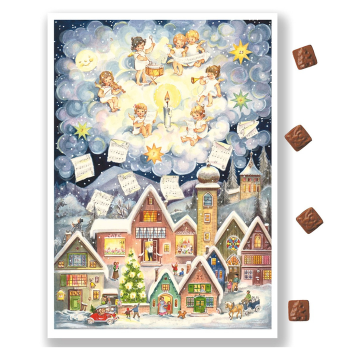 Gingerbread World German Christmad Market Richard Sellmer Verlag Chocolate-filled Advent Calendar Starry Serenade RS015