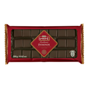 Lambertz Aachener Dominos (Dominosteine) with layers of German gingerbread, fruit jelly, persipan and dark chocolate.