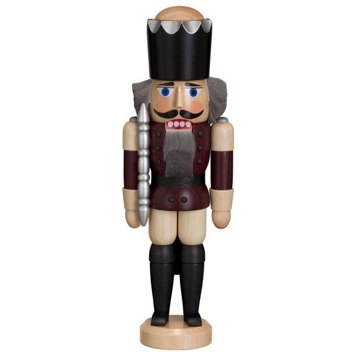 Gingerbread World German Christmas Market - Traditional German Nutcracker - Aubergine King SV113117