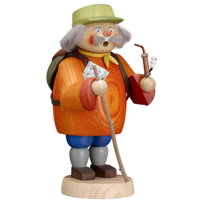 Gingerbread World German Christmas Market - Traditional German Smoker Figure - Hiker Outdoorsman SV12654