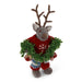 Gingerbread World Gry and Sif Denmark - Felted Wool Deer Ornament with garland 21125
