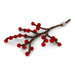 Gingerbread World Gry and Sif Denmark - Felted Wool Mini Branch with Red Berries 12225