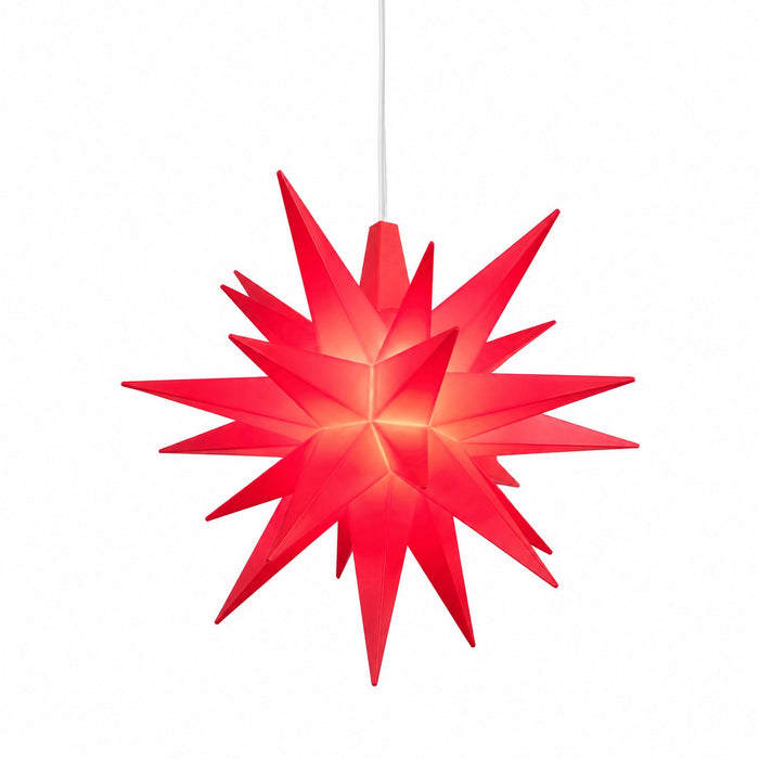 Gingerbread World Herrnhuter Sterne Canada - Herrnhuter Moravian Advent Star Lantern - Mini Red