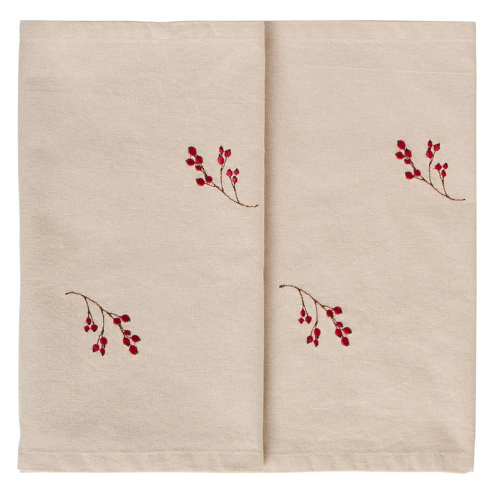 Gingerbread World IB Laursen Denmark - Winterberry Branches – Table Runner 63024-76