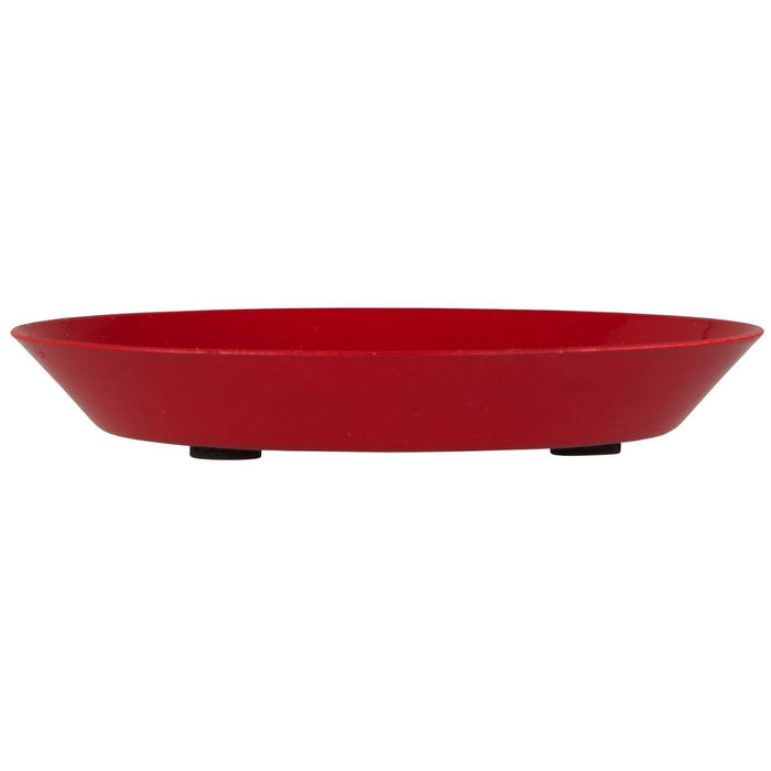 Gingerbread World IB Laursen Denmark – Candle Dish Tray for Pillar Candles - red - 90164-33