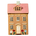 Gingerbread World IB Laursen Denmark – Ceramic Tealight House - Nyhavn Cottage with Pink Roof & Flower Boxes 27690-14 1