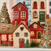 Gingerbread World IB Laursen Denmark – Ceramic Tealight House - Stillenat Cottage with Red Roof & Tree 27698-01